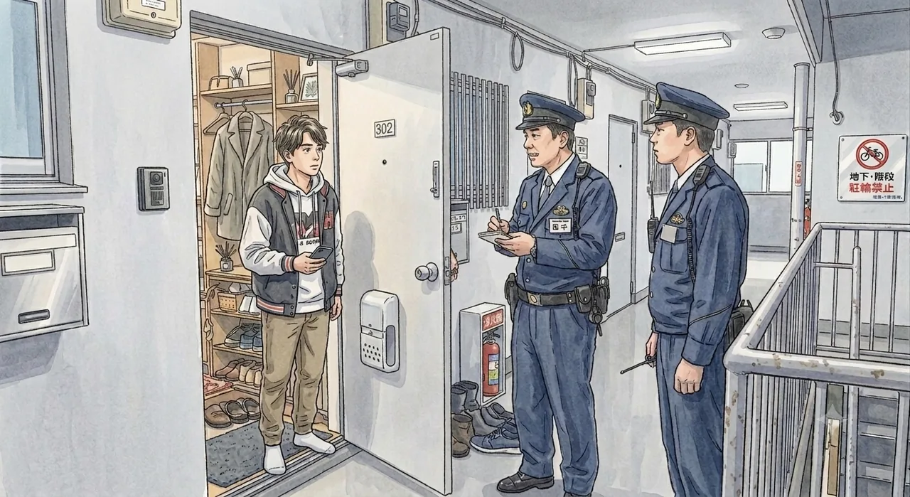 日本警察に出会った