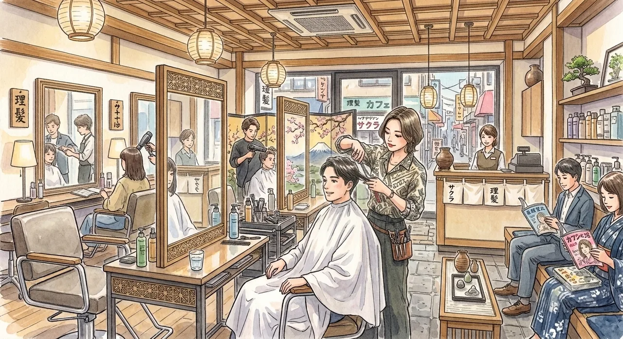 日本の美容院